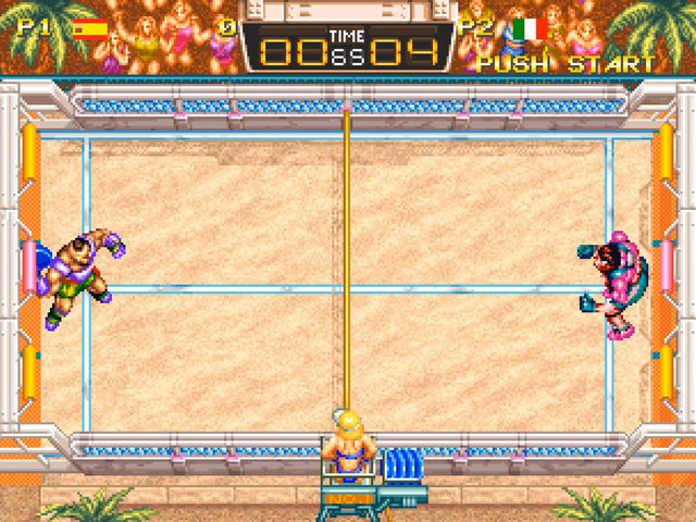 Flying Power Disc screenshot 2 for Neo Geo CD